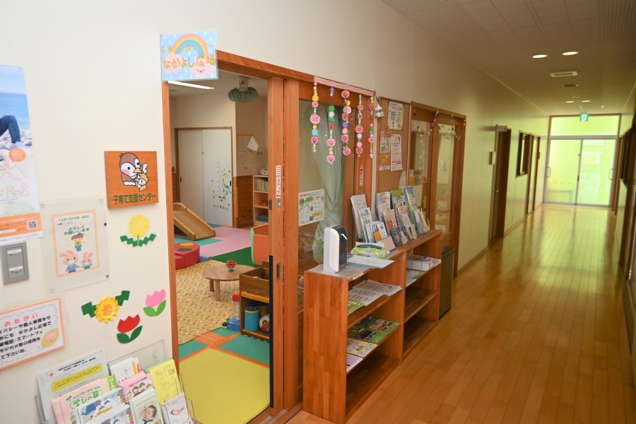 お部屋は左手にあります