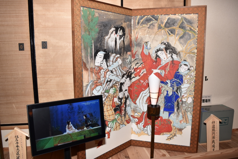 作品の舞台となった歌舞伎を映像で見られます