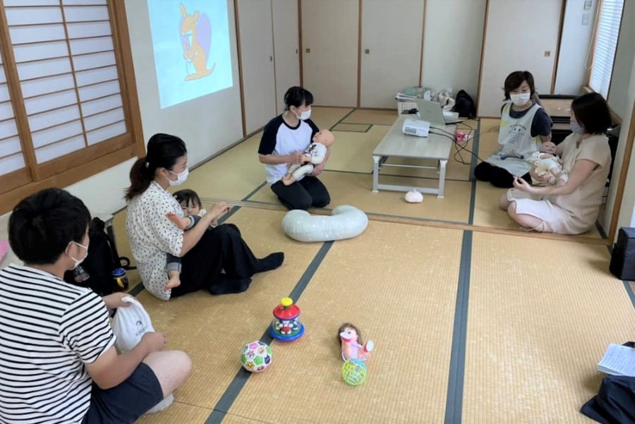【9月の教室は10月に延期となりました】高知市地域子育て支援センター「はるの・わくわくぽけっと」で妊婦教室