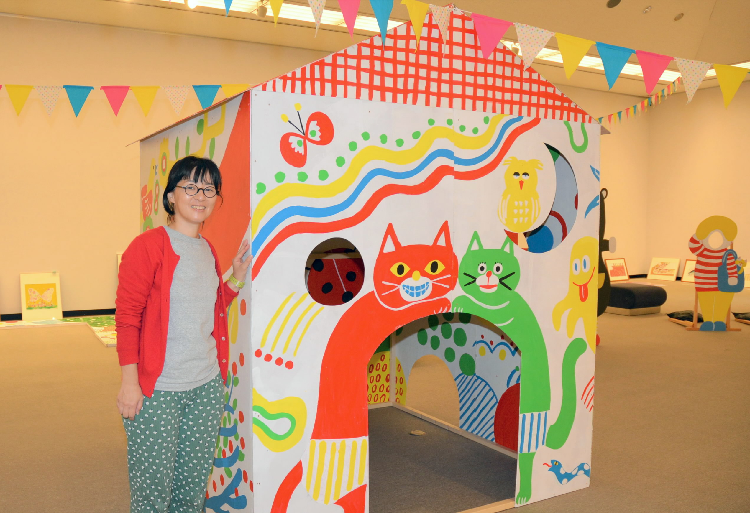 香美市立美術館で「柴田ケイコ展」｜絵本「パンどろぼう」「めがねこ」やイラストの原画を展示します