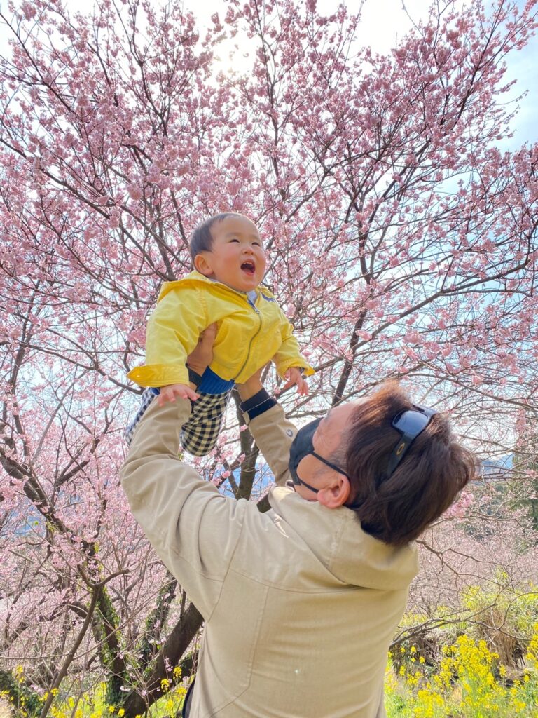 桜花らんまん！パパとのおでかけで幸せいっぱいの休日