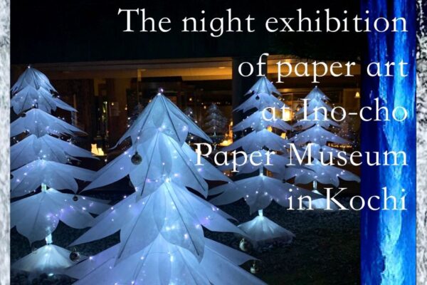 【2023年】いの町紙の博物館で「夜の紙博」｜幻想的なインスタレーション作品が楽しめます