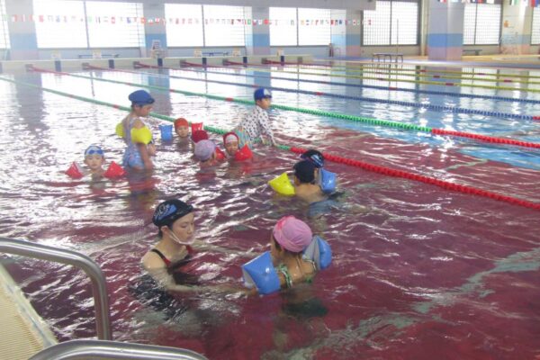 高知市で「幼児水なれ教室」（くろしおアリーナ）｜遊びながら楽しく水に慣れよう！年長児が対象です