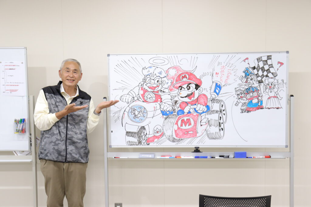 漫画家・竹村よしひこさんが講師です