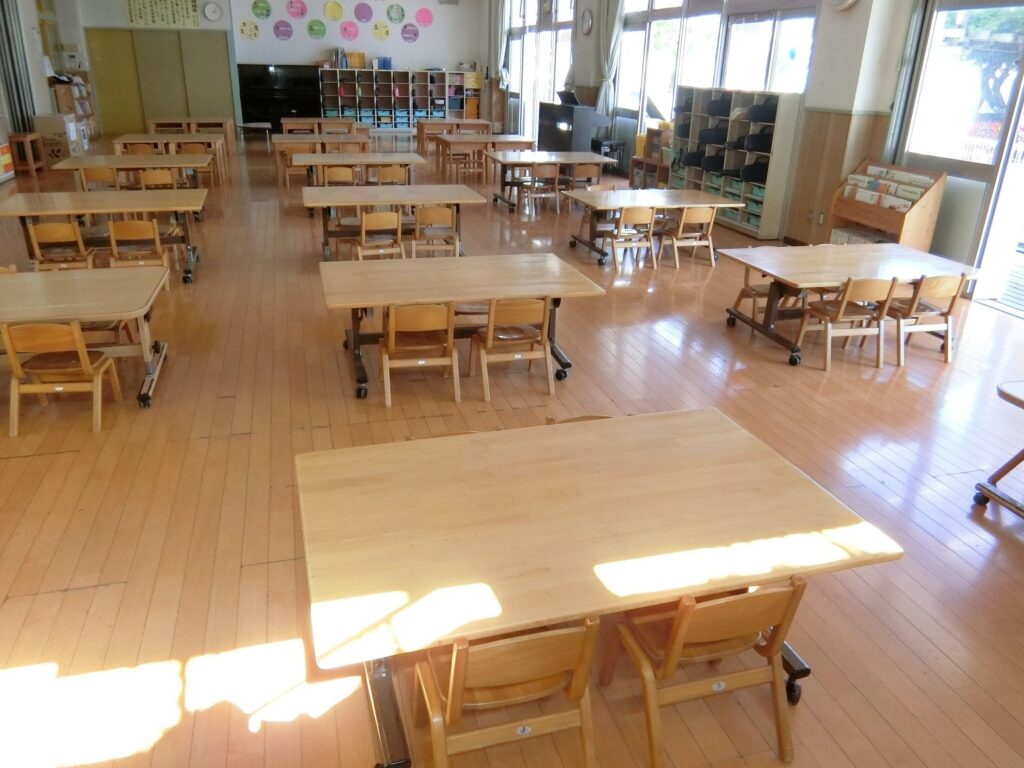 五台山保育園ではヨコミネ式をとりいれています