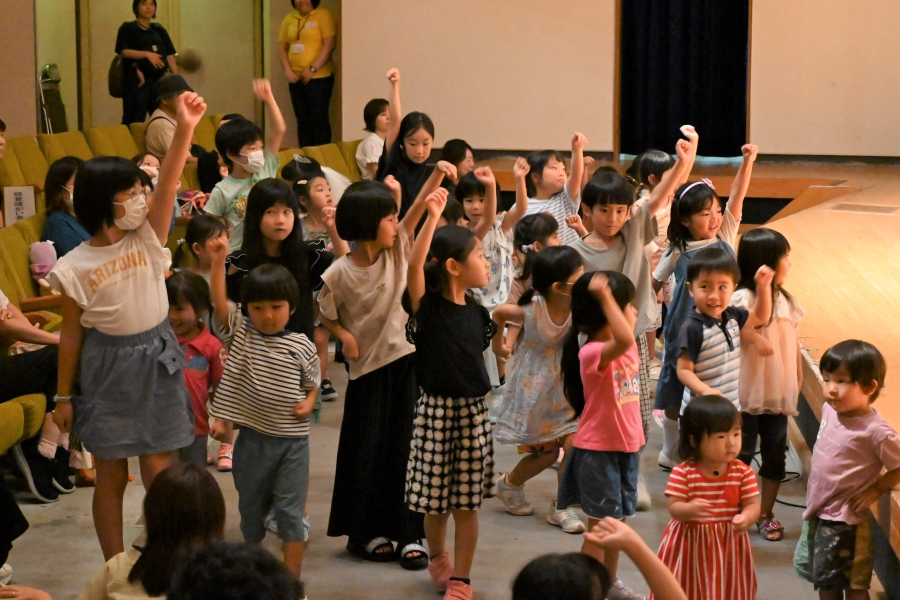 子どもたちもノリノリで楽しんでいました！