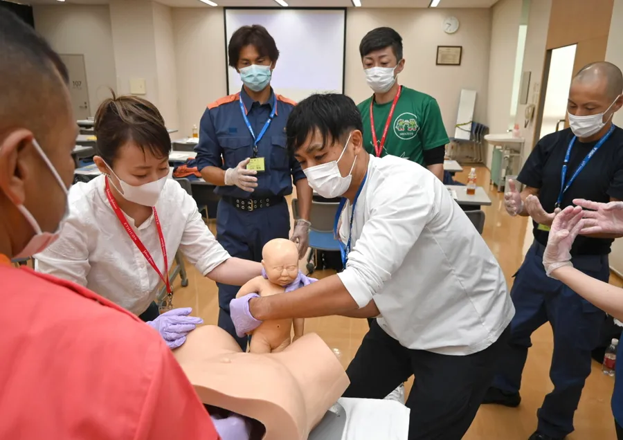 救急救命士がお産の介助を学んでいます（高知新聞2024年11月3日掲載）