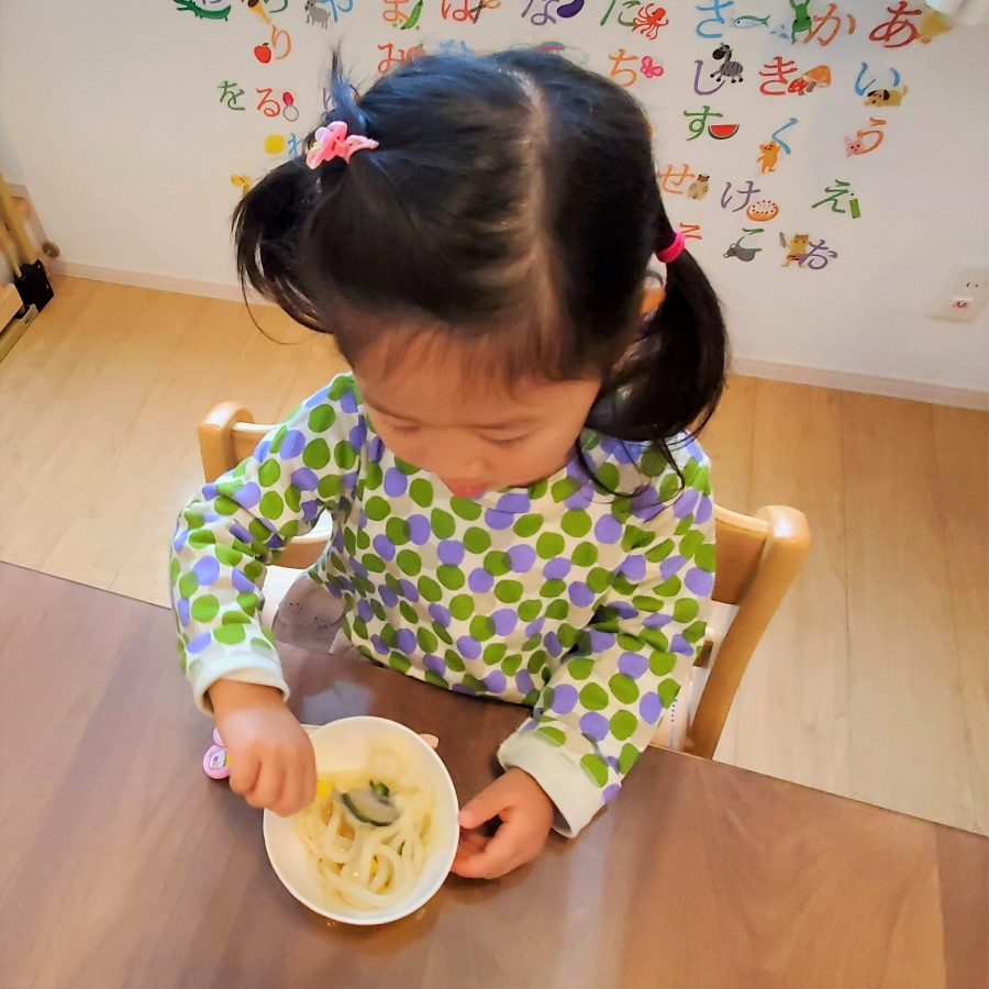 ご飯は自分で食べてほしい！