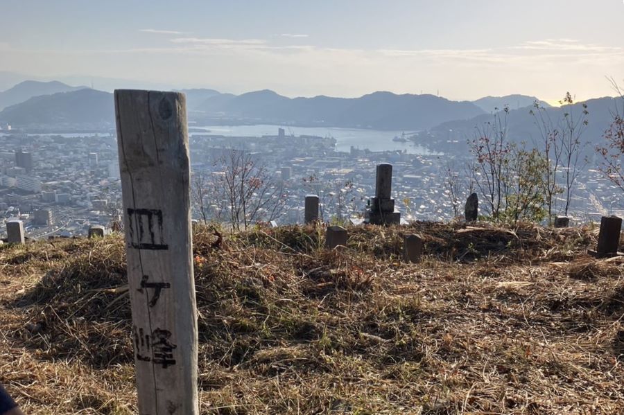 あっという間に山頂到着