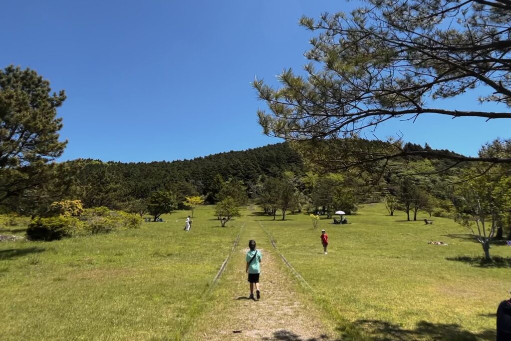 甫喜ケ峰は森林公園として管理されています