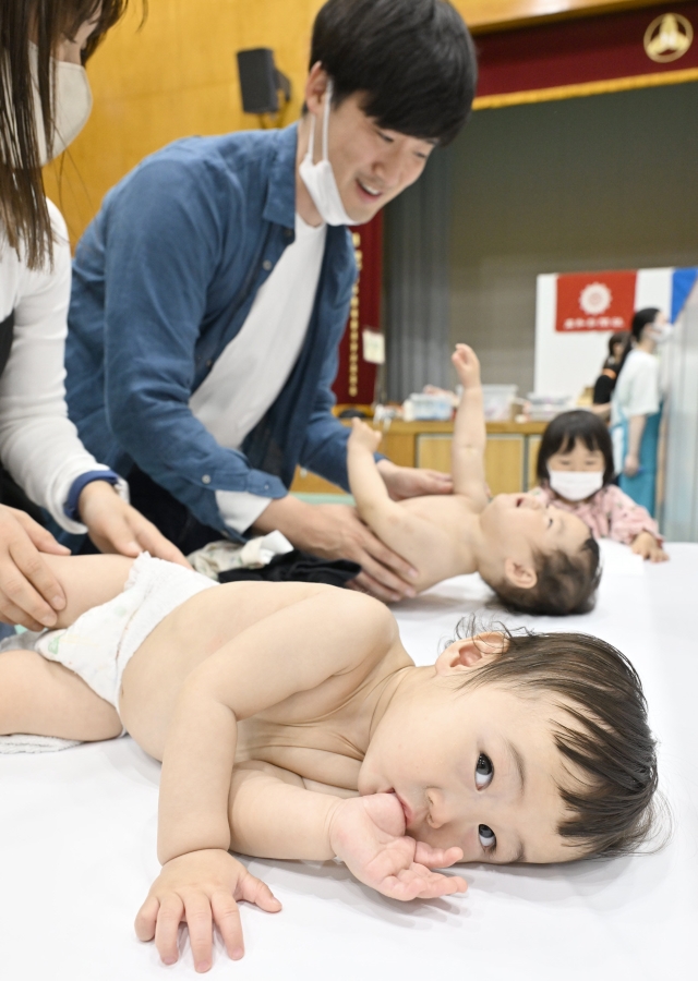 双子ちゃんが準備中