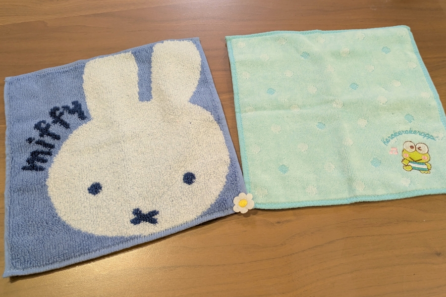 「母の日」にプレゼントしてくれたタオルは一緒に選びに行きました。金額は「500円くらいまで!」ときっちり設定されました