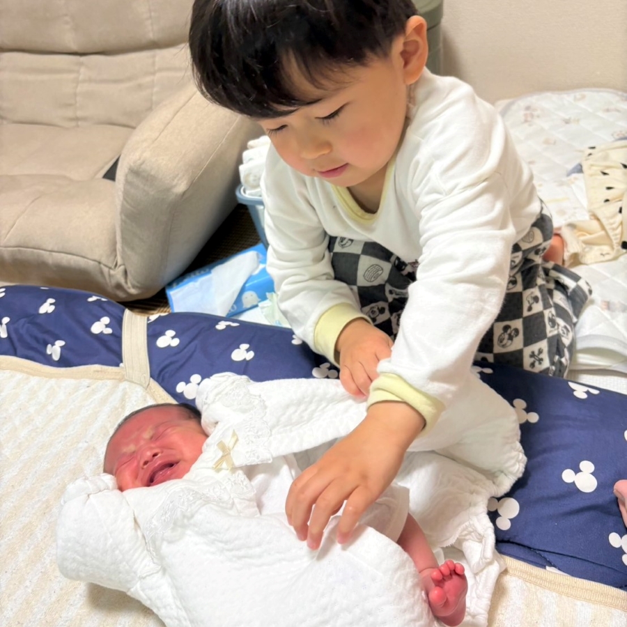 お手伝いも積極的!