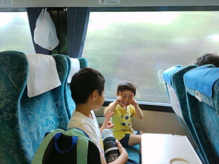 【はじめての電車旅】楽しい!嬉しい!ピース!