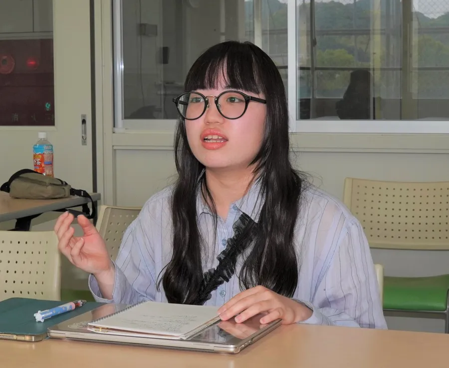 中心メンバーの楠瀬帆乃佳さん