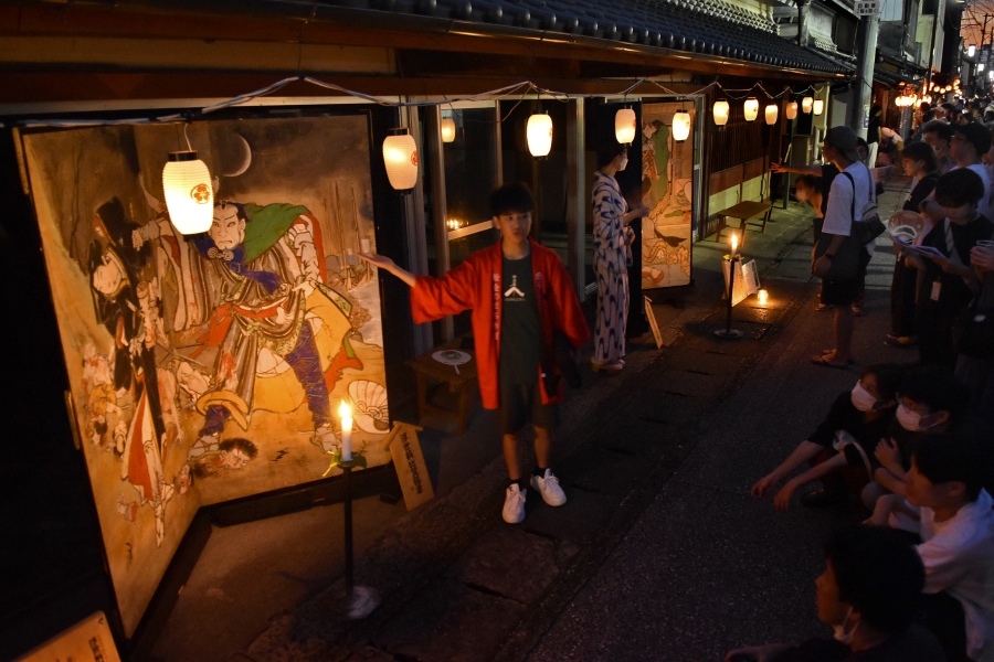 香南市で「第49回土佐赤岡絵金祭り」|芝居絵屏風の展示、こども屋台やグルメ、好評のお化け屋敷や絵金歌舞伎の公演が楽しめます