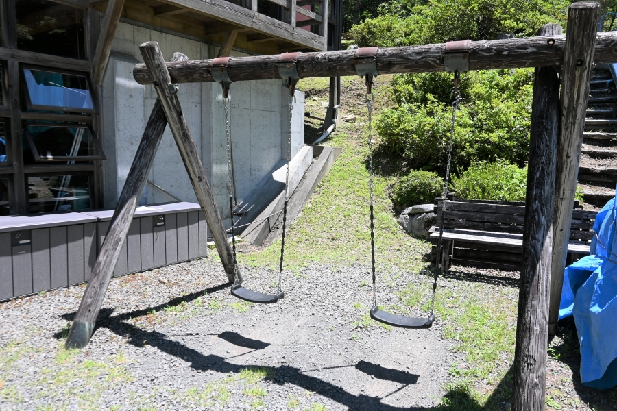 ブランコもあります