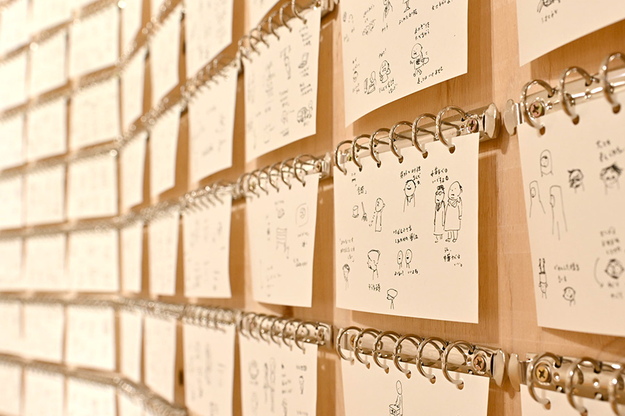 ヨシタケさんが描きためたアイデアスケッチは圧巻！