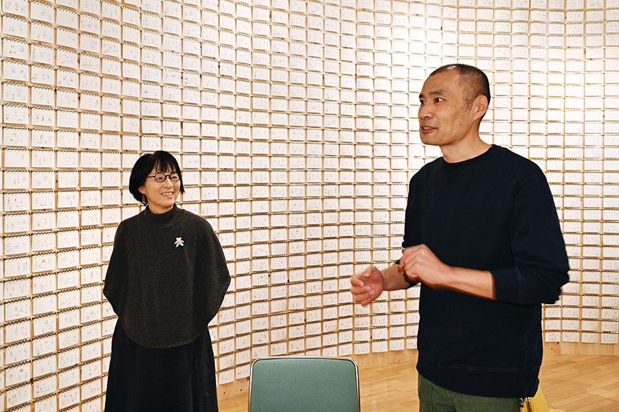 絵本の受賞式で出会った2人。イベントなどで会うことが多いそうです