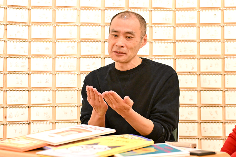 ヨシタケさんは、柴田さんに会って納得したそう