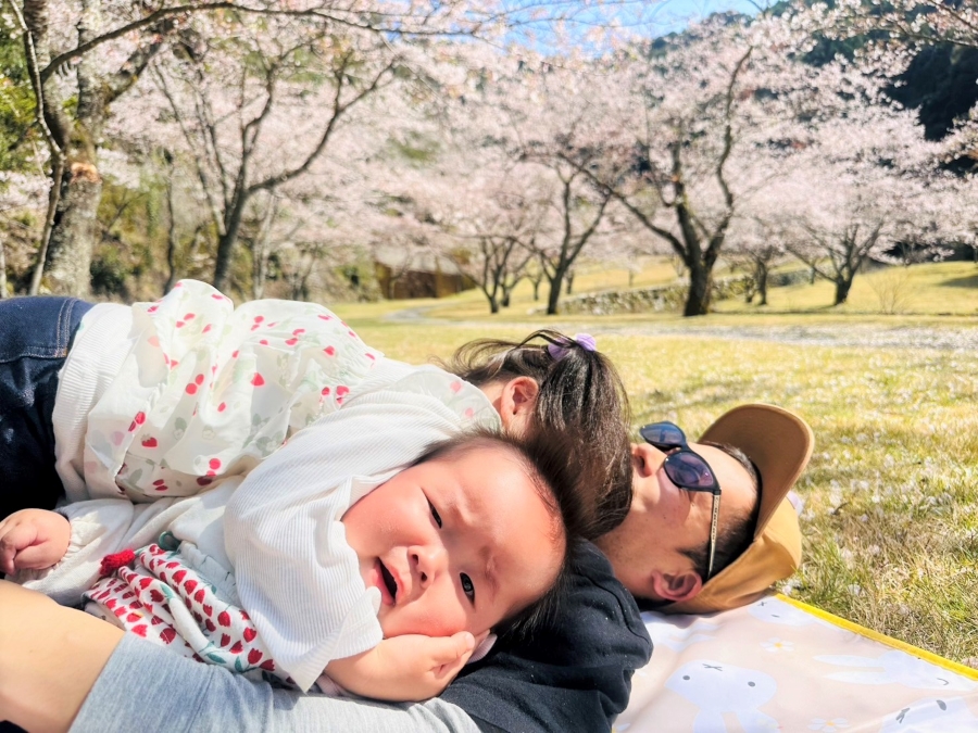 週末は家族4人でおでかけです