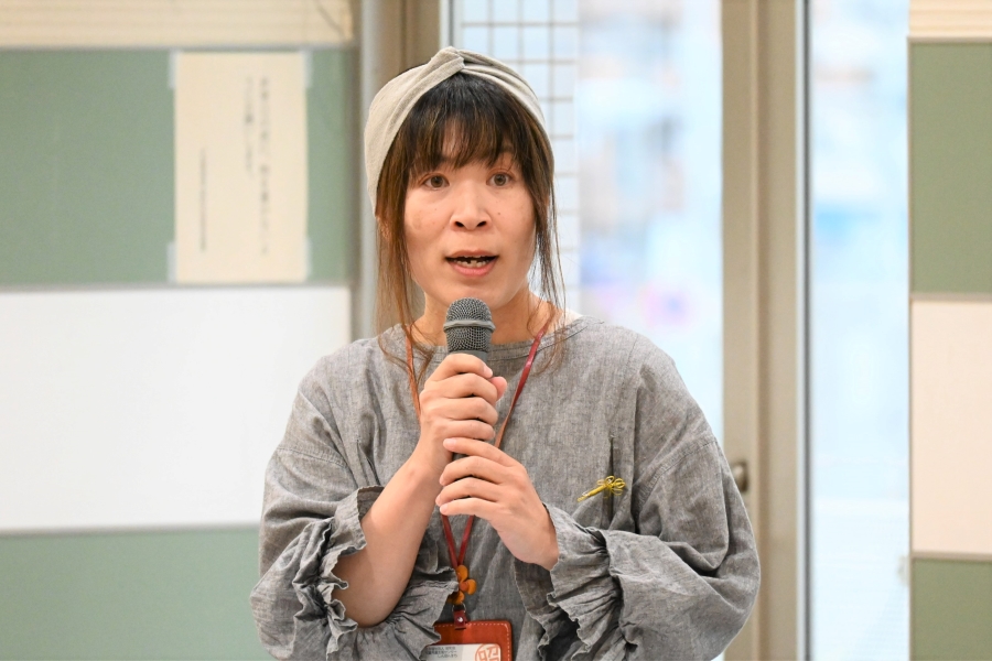 児童発達支援センター「しんほんまち」の木下奈々さん