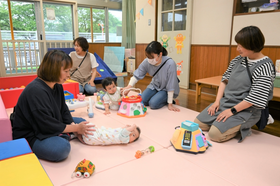 のんびりした雰囲気が「ふたばっこひろば」の魅力