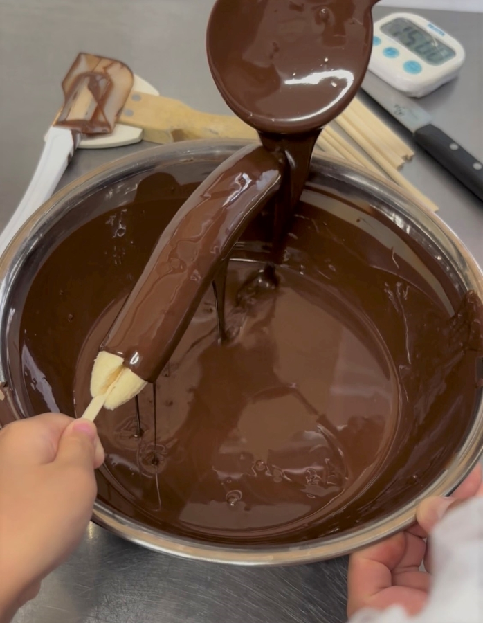 チョコをたっぷり!