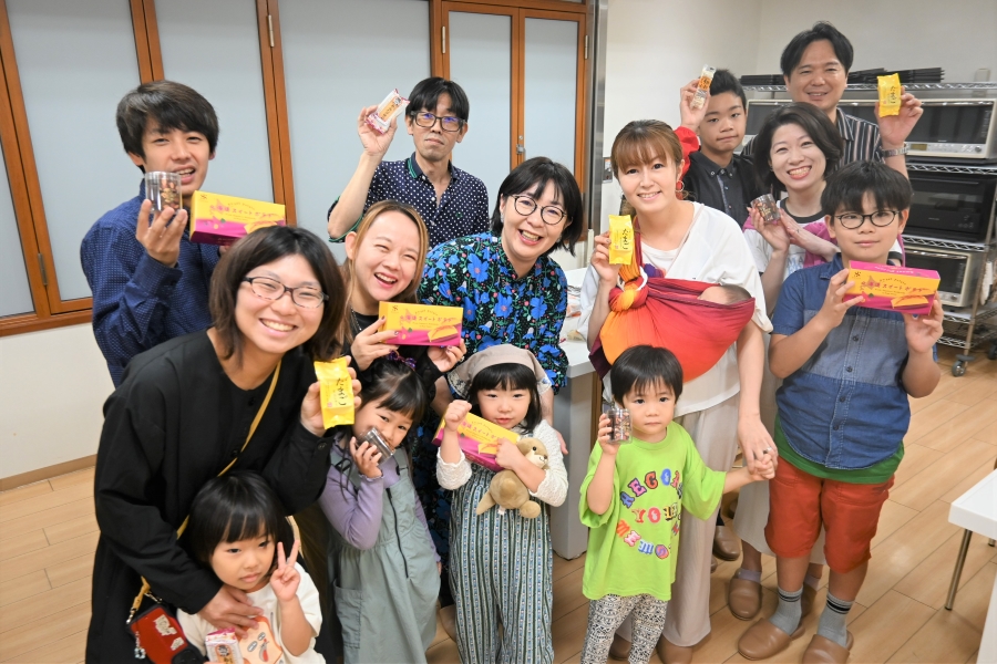 北海道フェアの試食会には5家族が参加しました