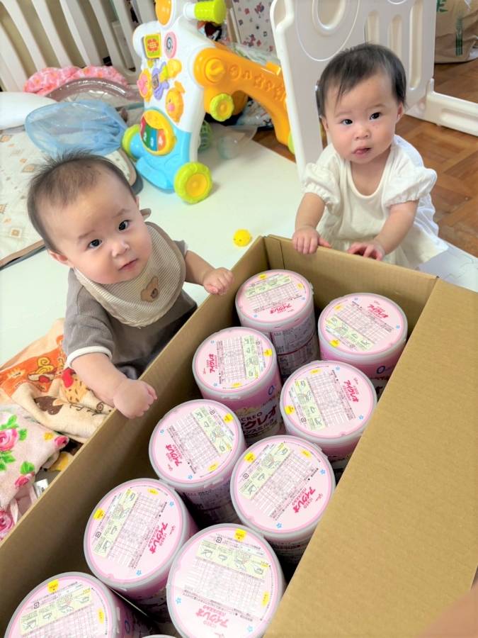 混合授乳でもミルクの消費量が…