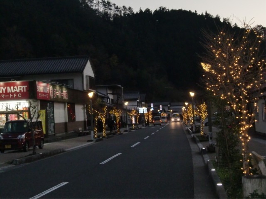 ゆすはらウインターイルミネーション（提供写真）