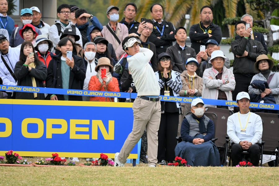大勢のギャラリーが！さすが石川選手！