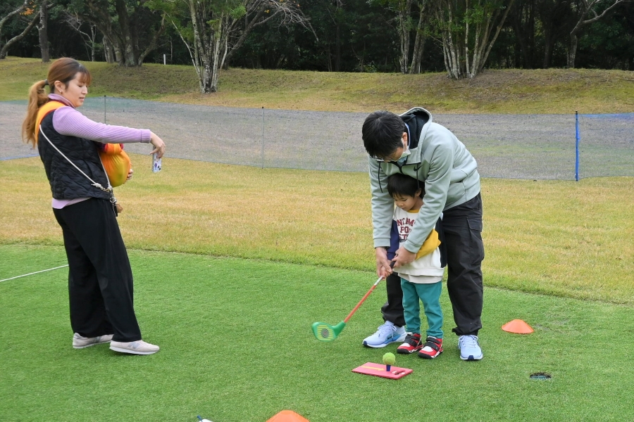 持ち方を教わって…