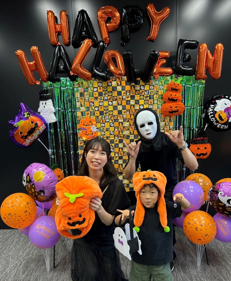 10月はココハレのハロウィンイベントに参加！夫もノリノリでした
