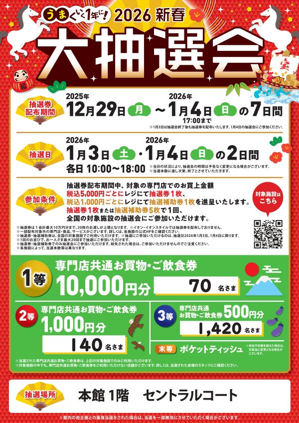 （新春大抽選会）