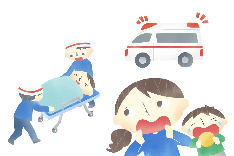 救急車のお世話になりました