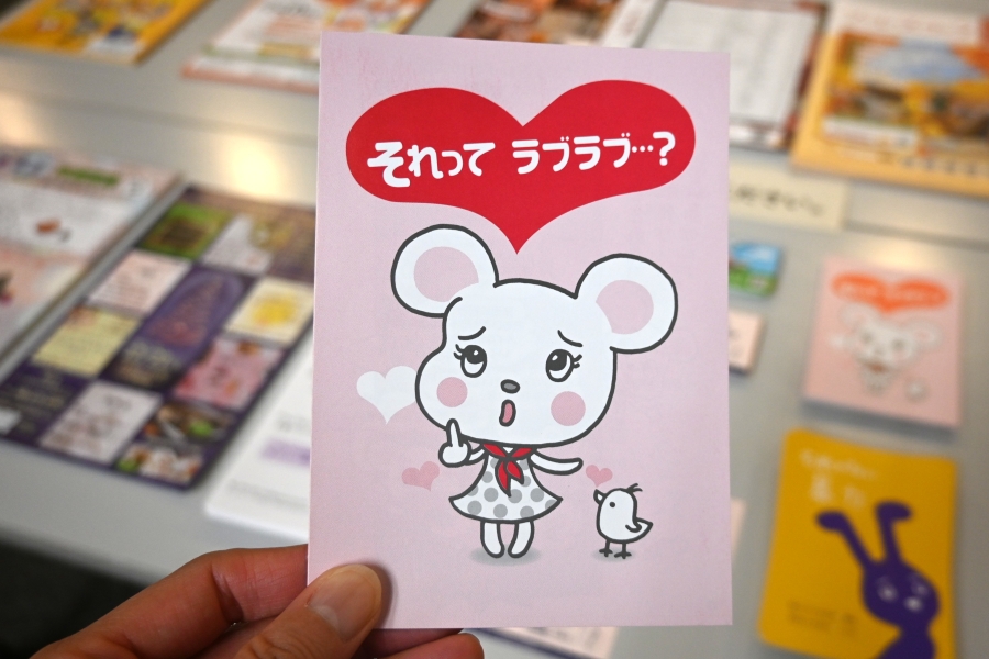 ソーレが配布している「それってラブラブ…？」。若者向けにデートDVを啓発しています