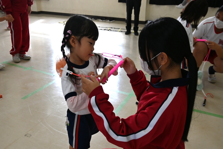 あれ？腕をひねっちゃったね