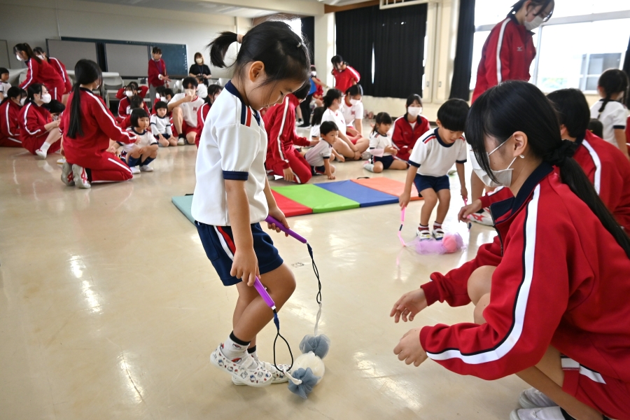 縄の持ち方、完璧！