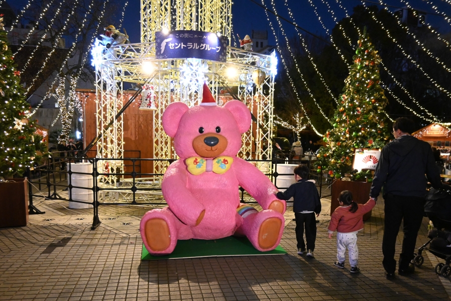 今年はピンクのクマ！