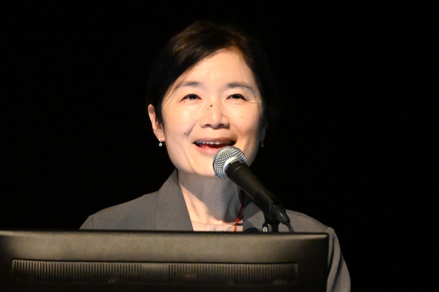 近森病院乳腺センターの藤原キミさん。乳がん看護認定看護師です