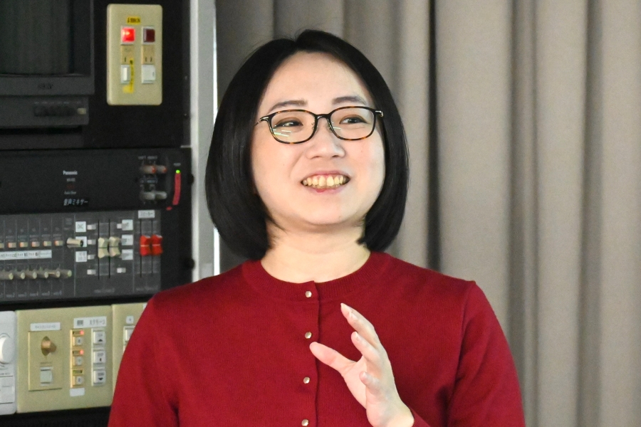 高知市内で講演した安藤未希さん