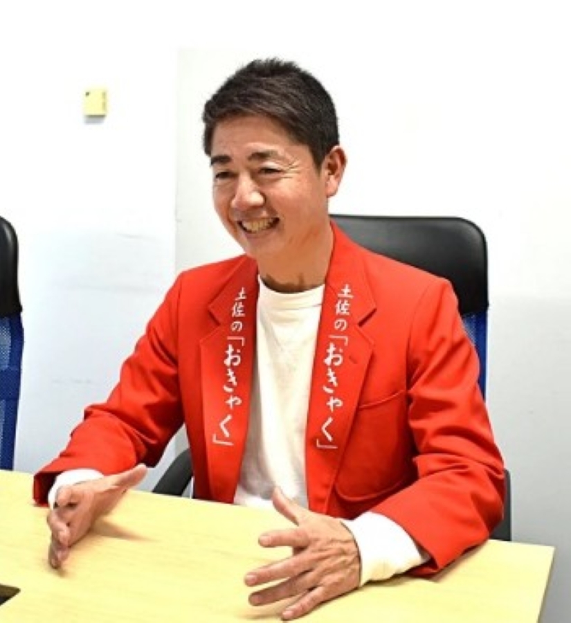 「多くの人に『おきゃく』の文化に触れてほしい」と語る土佐かつおさん