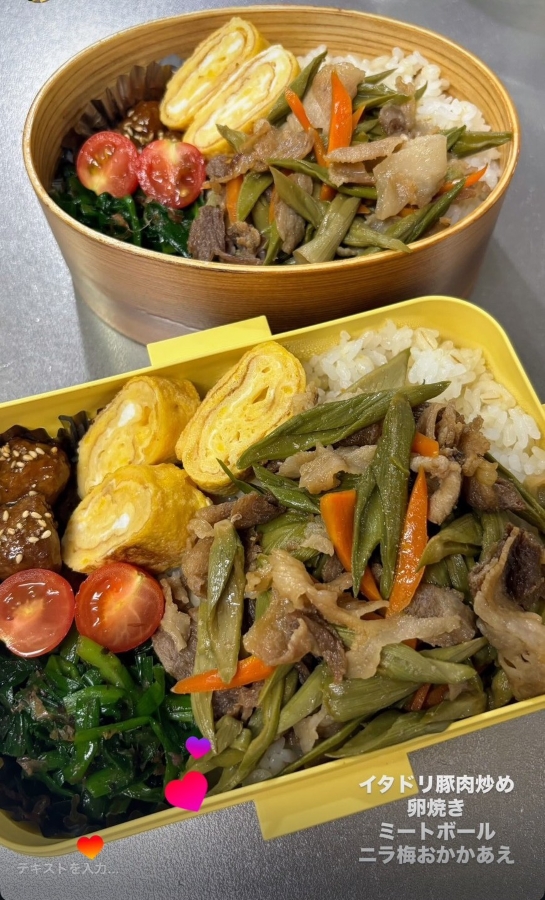 長男のお弁当作りは週6！