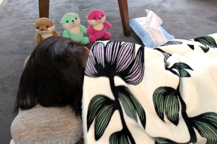 大好きなテレビも見ず、言葉も発さなくなりました