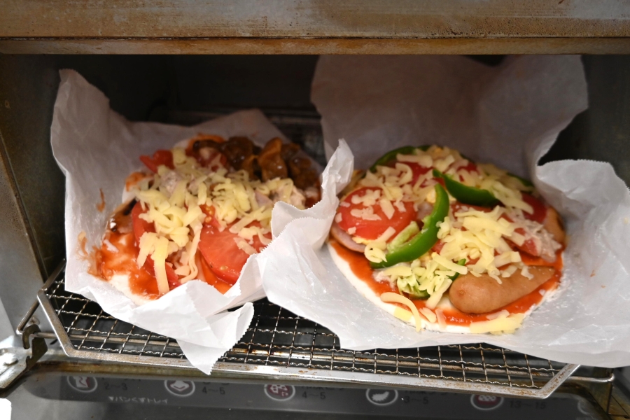 オーブントースターが手軽です