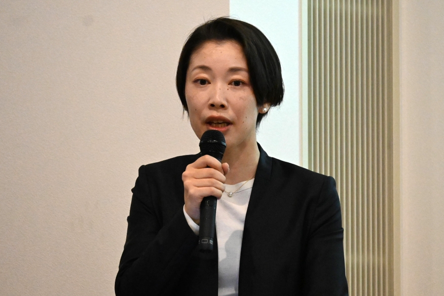 西山さんは出生前検査について一つ一つ詳しく紹介しました