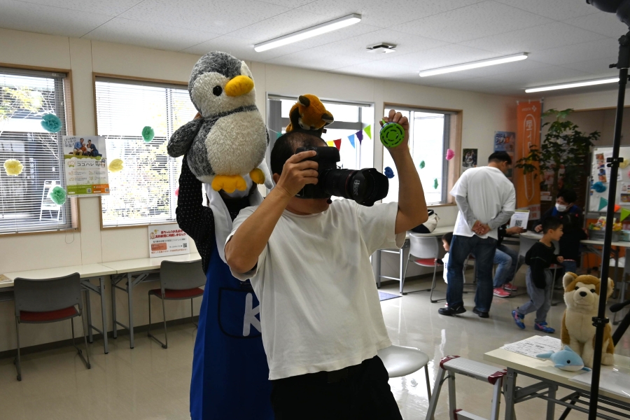 今年は大きいぬいぐるみもが登場