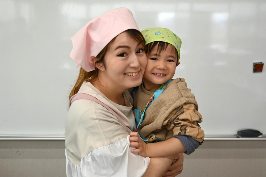 第4期サポーターの吉川さん。管理栄養士ママです