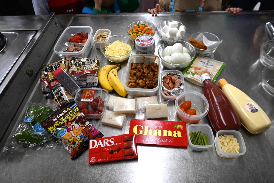 トッピングがずらっと！